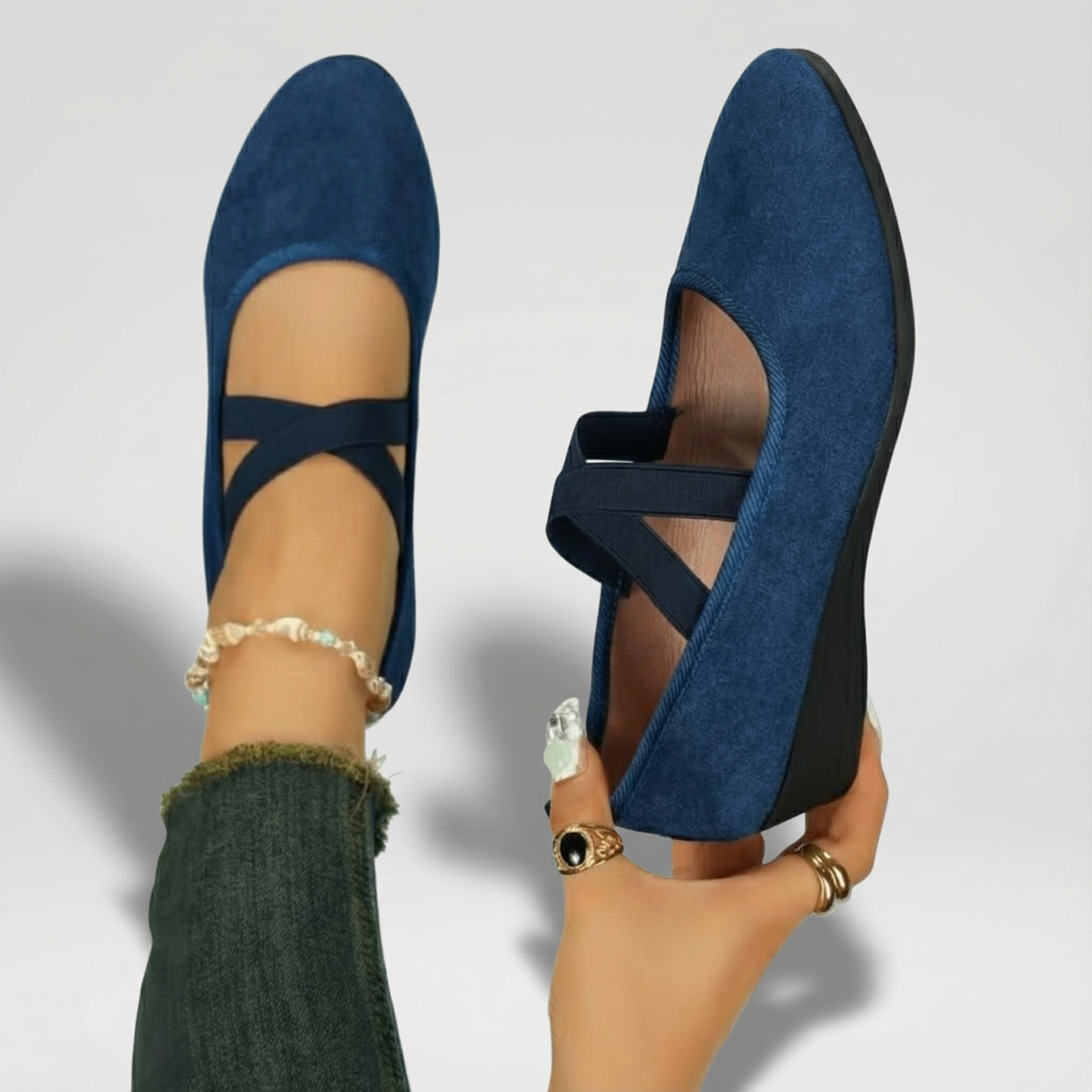 Monique™ | Comfy Closed Wedge Slip-On Shoes