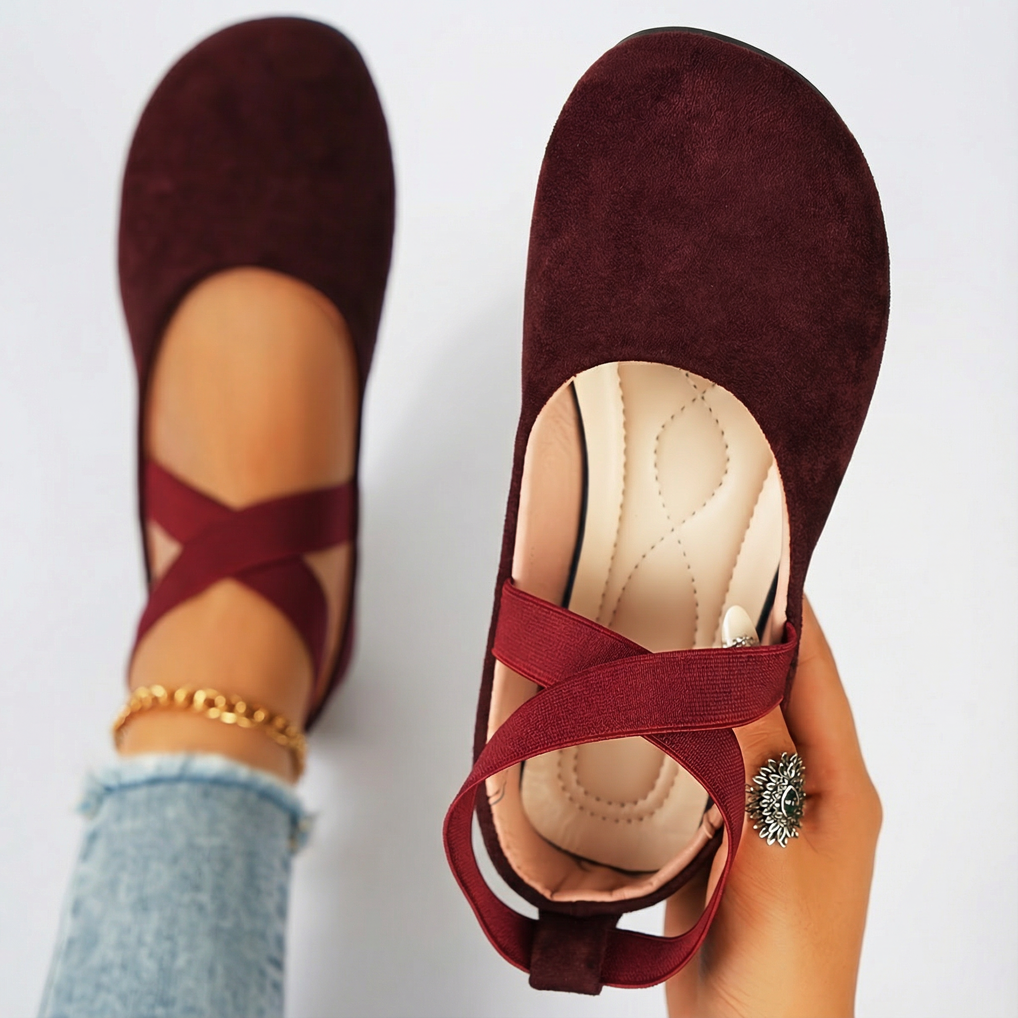 Nathalie™ | Comfy Closed Wedge Slip-On Shoes