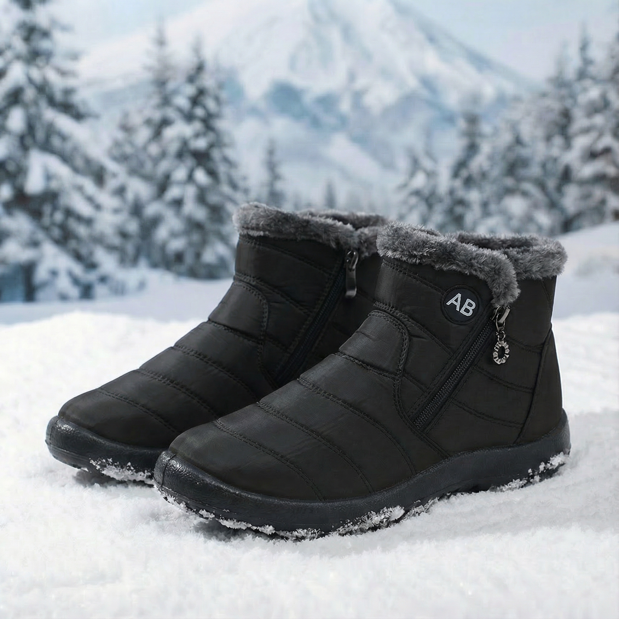 Sharon™ | Fleece Comfort Boots Mid