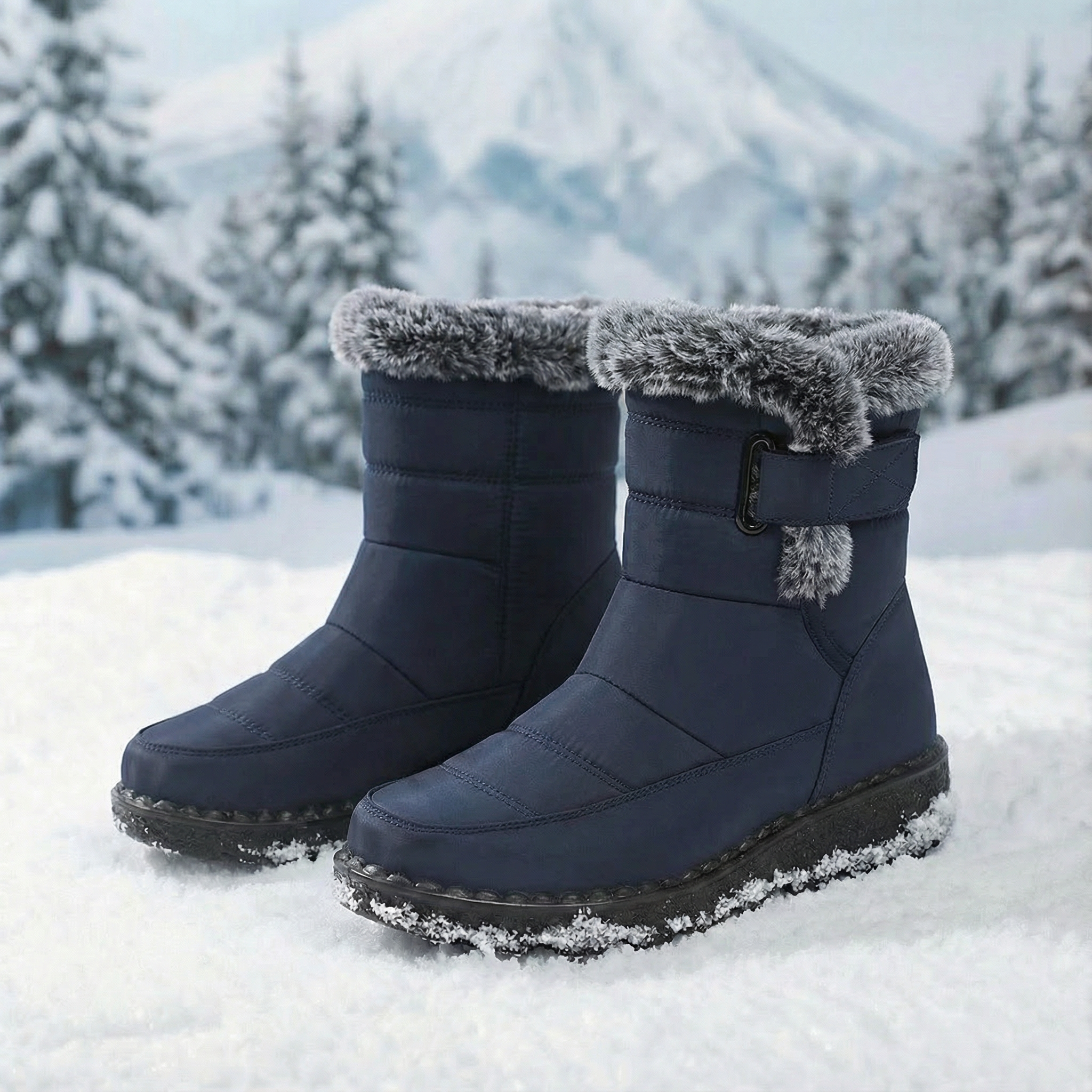 Heather™ | Fleece Comfort Boots High