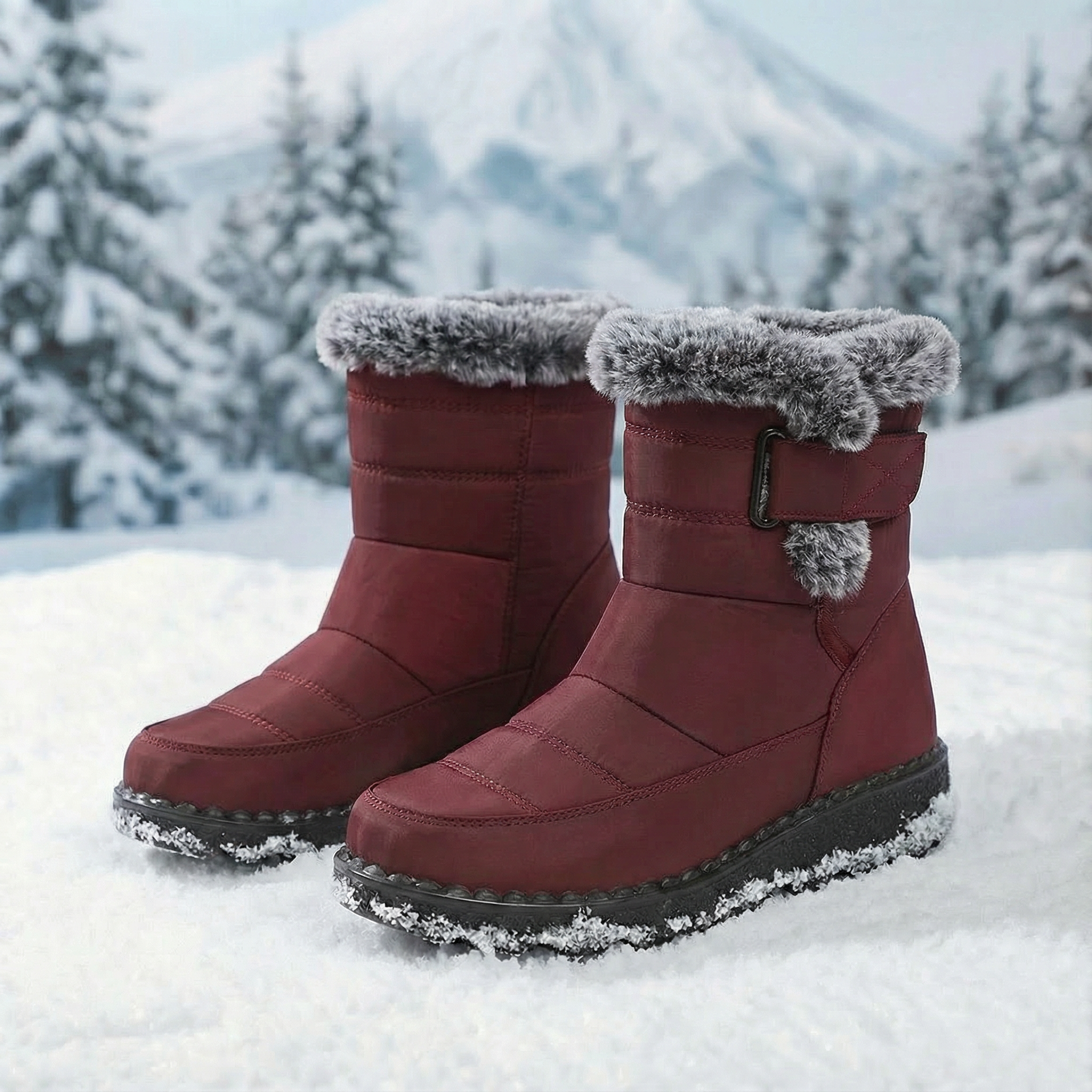 Heather™ | Fleece Comfort Boots High