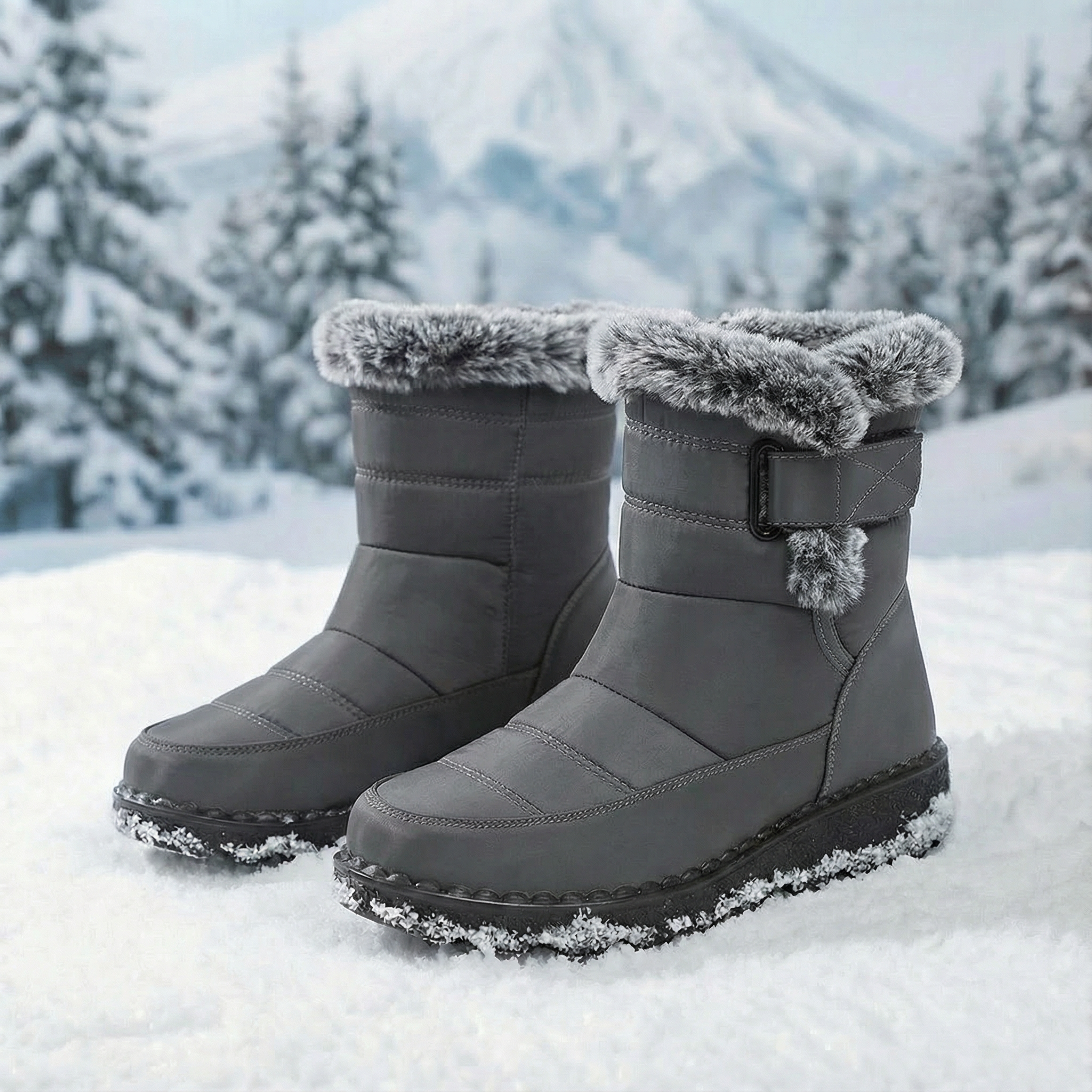 Heather™ | Fleece Comfort Boots High