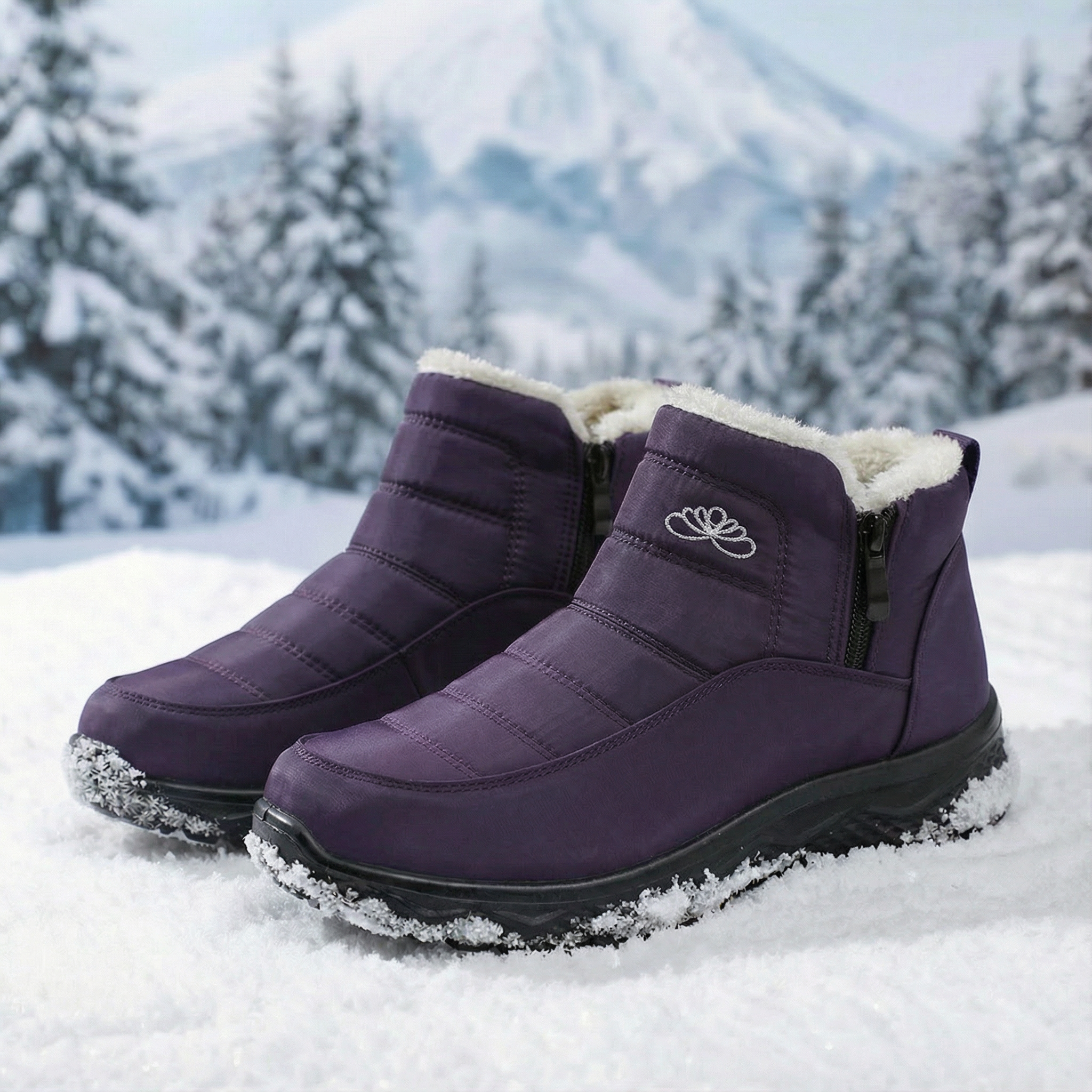 Chantal™ | Fleece Comfort Boots Low