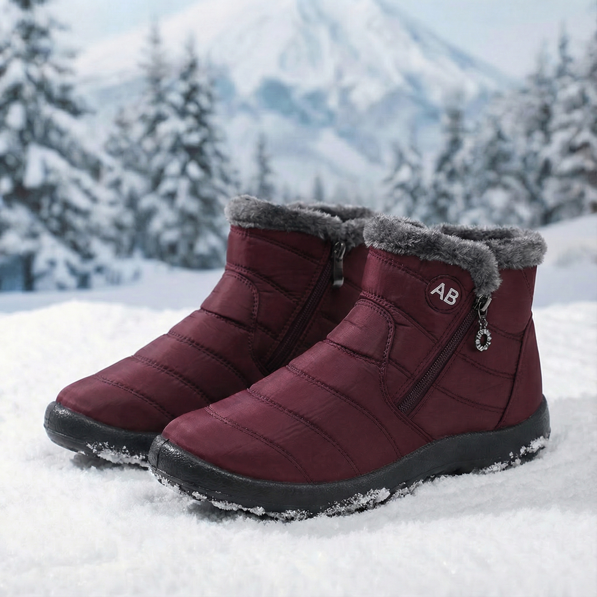 Sharon™ | Fleece Comfort Boots Mid