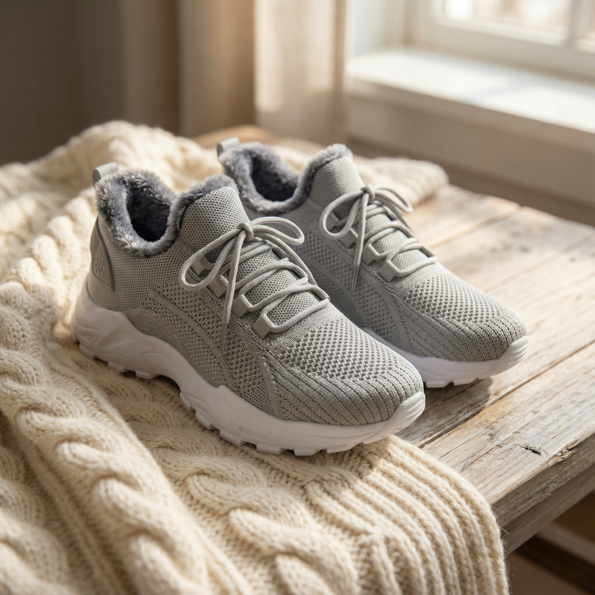 Margaret™ | Fleece Comfort Sneakers