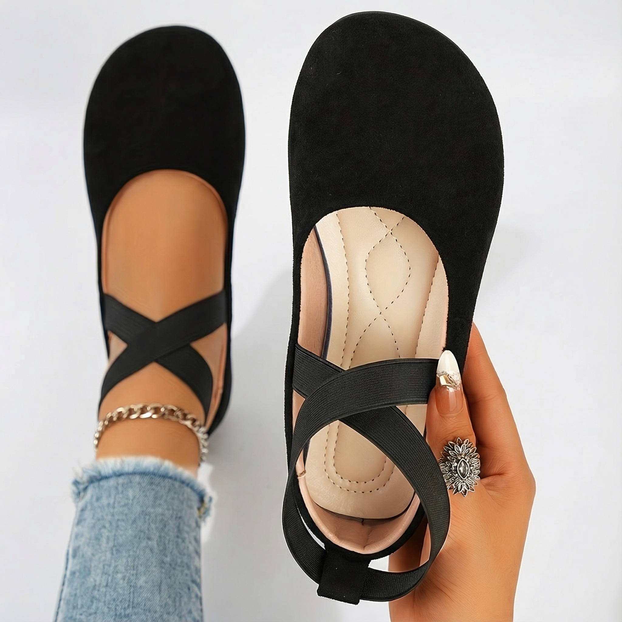 Nathalie™ | Comfy Closed Wedge Slip-On Shoes
