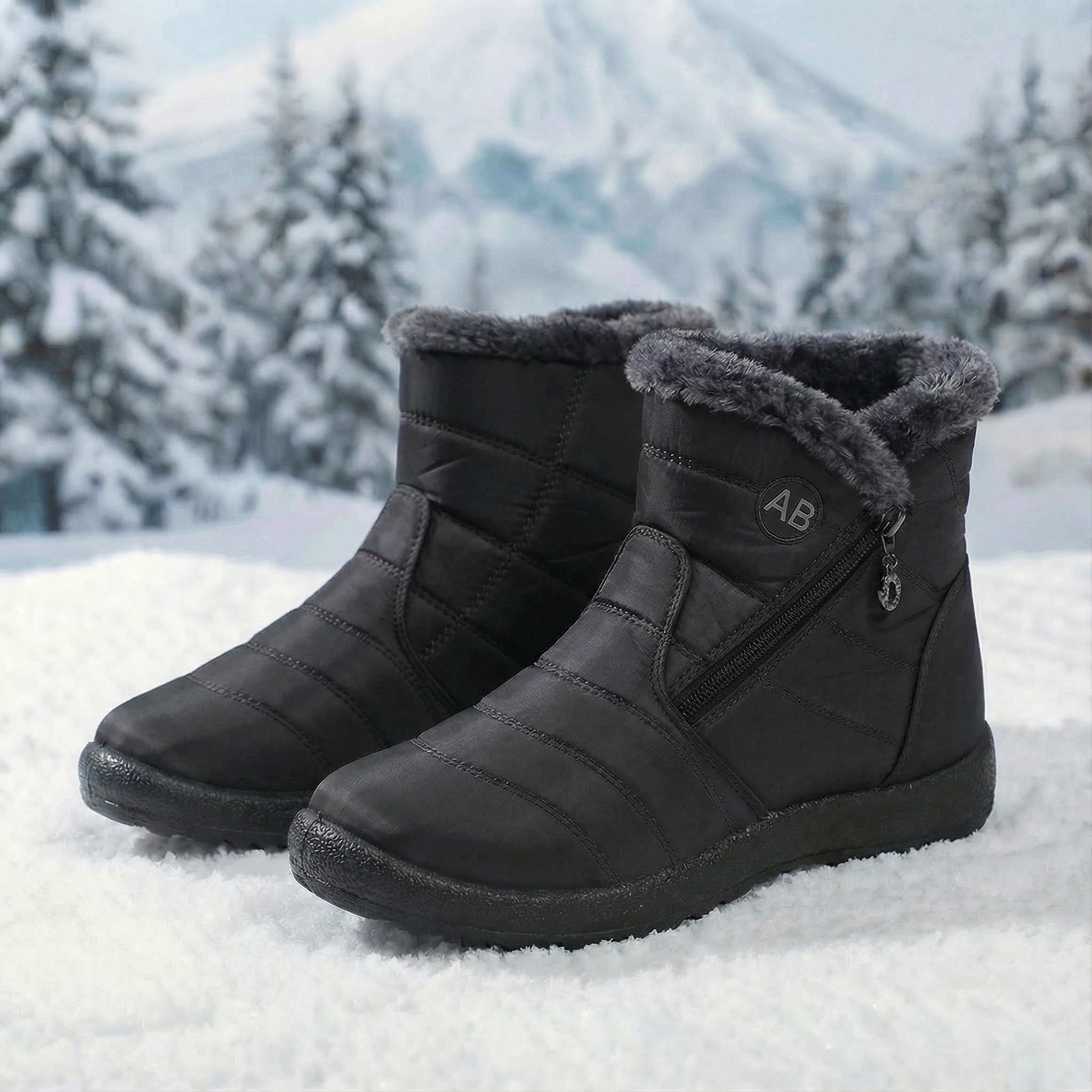 Sharon™ | Fleece Comfort Boots Mid