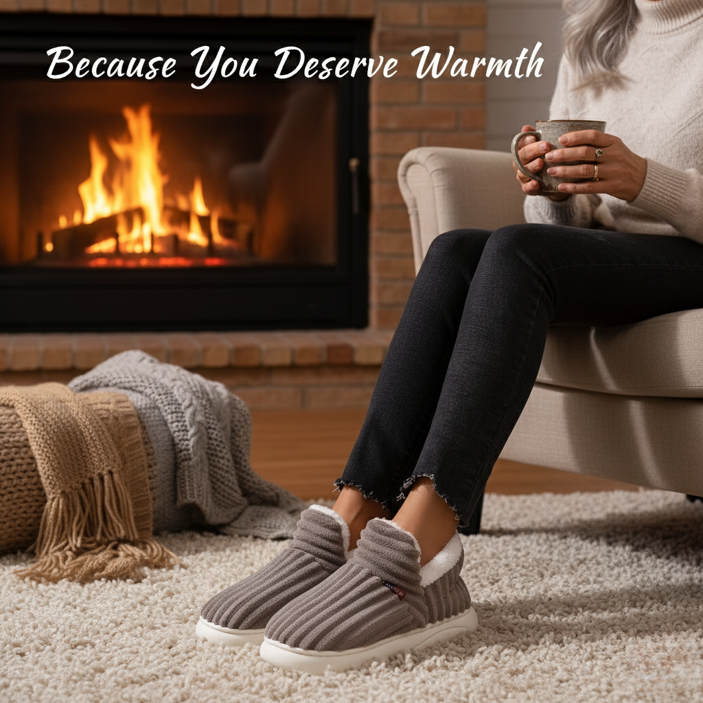 CozyStep™ | Ultra-Soft Anti-Slip Winter Home Slippers