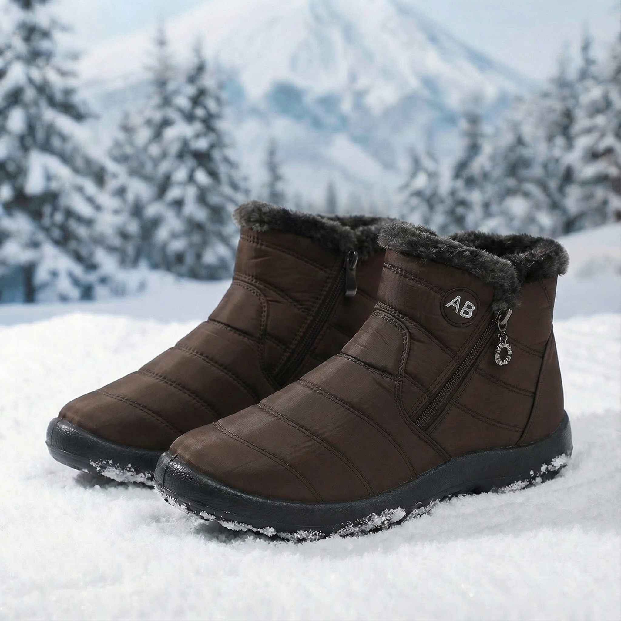 Sharon™ | Fleece Comfort Boots Mid
