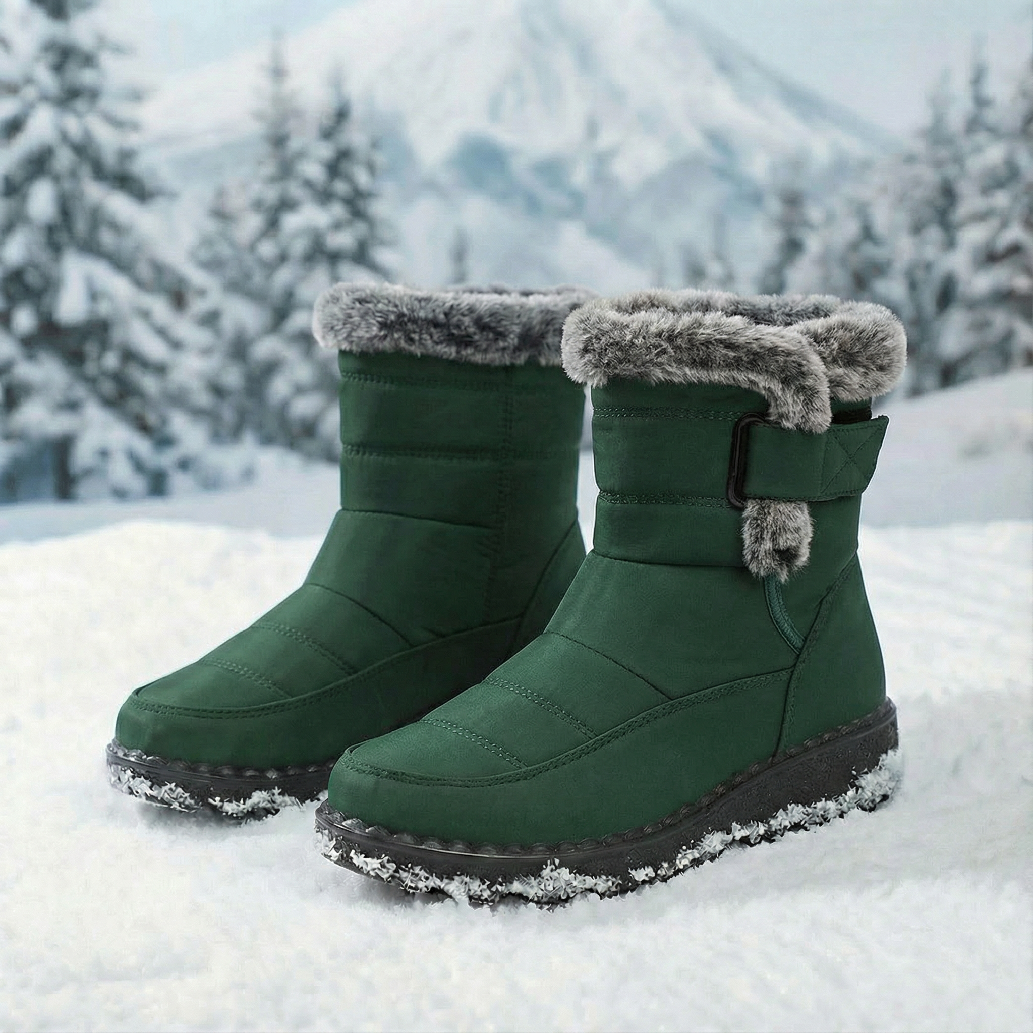 Heather™ | Fleece Comfort Boots High