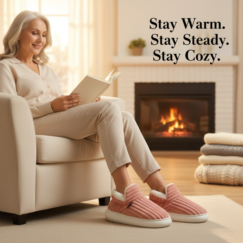 CozyStep™ | Ultra-Soft Anti-Slip Winter Home Slippers
