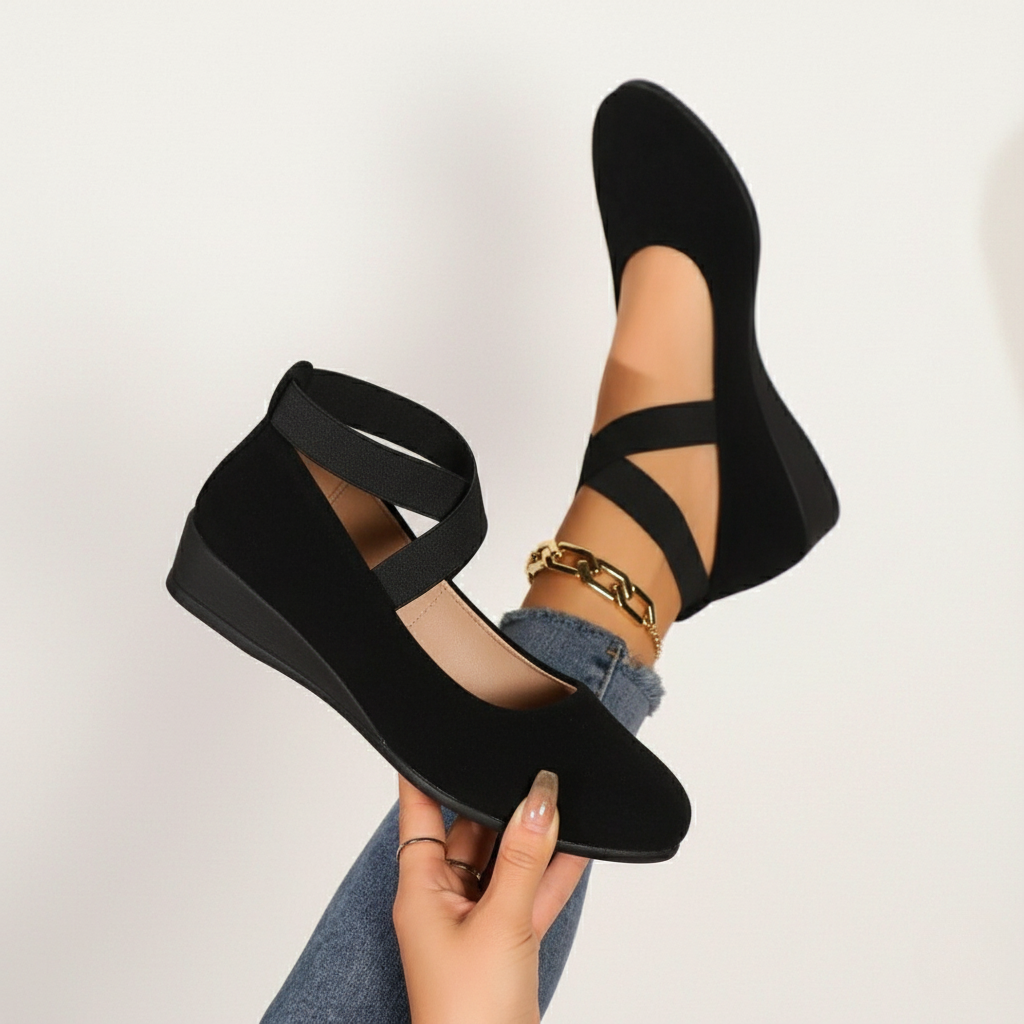 Monique™ | Comfy Closed Wedge Slip-On Shoes